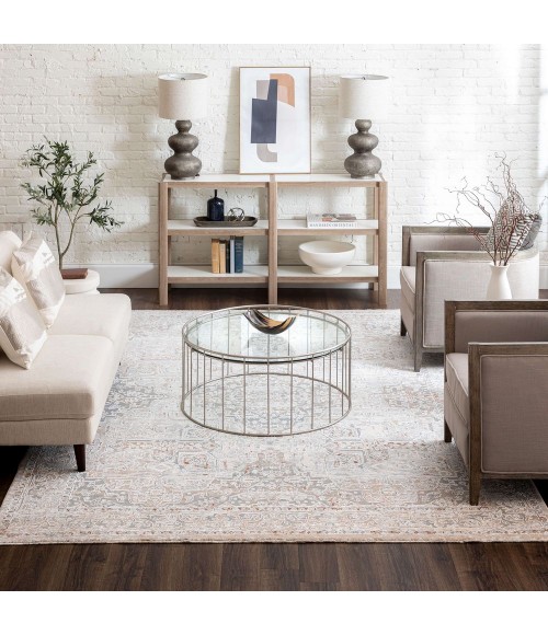 Karastan Via Salaria Cream Beige 7' 10" x 10' Area Rug