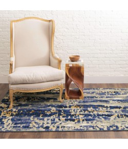 Karastan Tempest Vortex Cobalt Rug 5 ft. X 8 ft. Rectangle