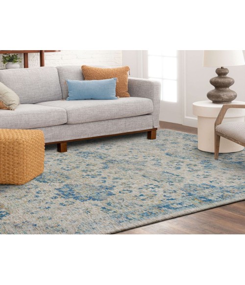Zula Blue Rug R1219 8 ft. X 10 ft. Rectangle - Rugs Town Karastan Zula Blue R1219 8 ft. X 10 ft. Rectangle Rug
