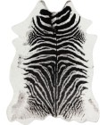 Momeni Acadia Area Rug ACA-1 Zebra Black 5'3 X 7'10