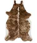Acadia Area Rug Momeni Acadia Area Rug ACA-3 Brindle Brown 5'3 X 7'10
