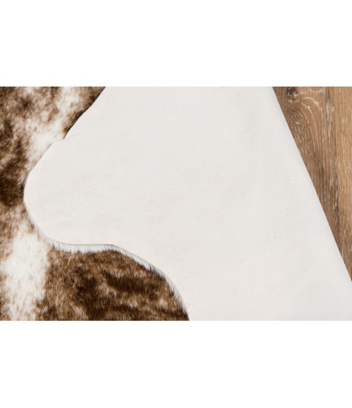 Acadia Area Rug Momeni Acadia Area Rug ACA-3 Brindle Brown 5'3 X 7'10
