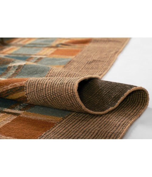 Momeni Adobe Blue Rug ADO-3 2'6 in. X 8 ft. Rectangle - Rugs Town Momeni Adobe Blue ADO-3 2'6 in. X 8 ft. Rectangle Rug