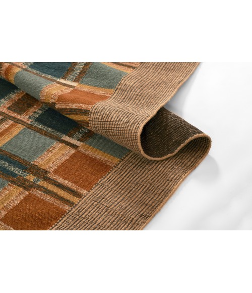 Momeni Adobe Blue Rug ADO-3 2'6 in. X 8 ft. Rectangle - Rugs Town Momeni Adobe Blue ADO-3 2'6 in. X 8 ft. Rectangle Rug