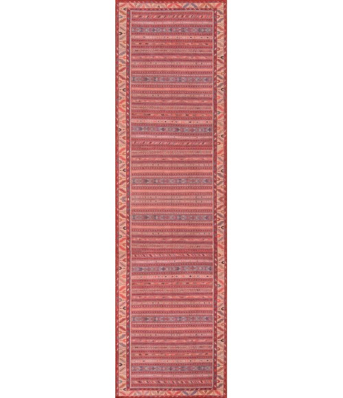 Afshar Area Rug Momeni Afshar Area Rug AFS-5 Multi 2'3 X 7'6 Runner