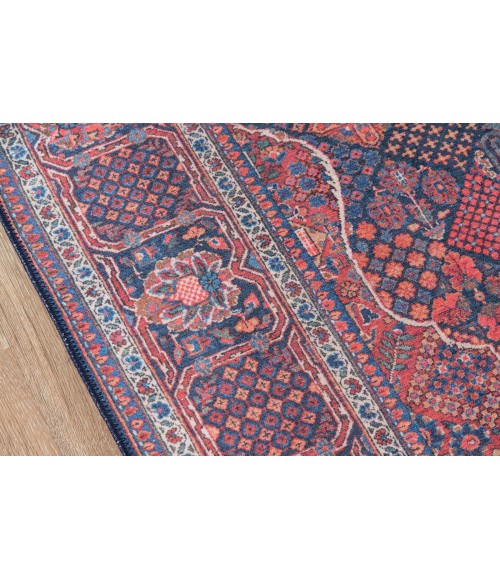 Afshar Area Rug Momeni Afshar Area Rug AFS10 Navy 7'6 X 9'6