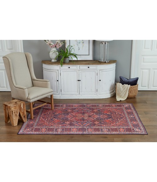 Momeni Afshar Navy AFS10 5 ft. X 7 ft. 6 in. Rect. Rug