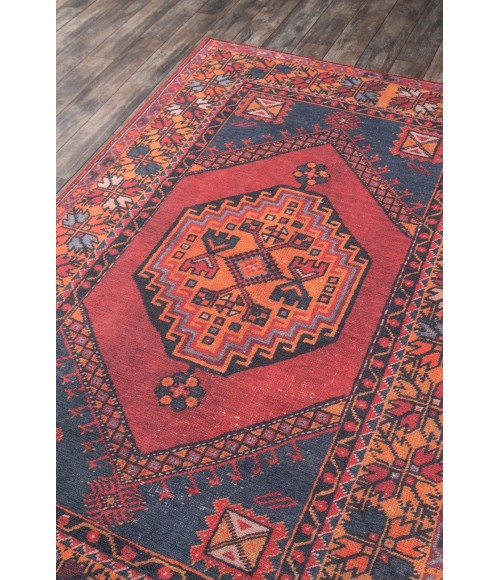 Afshar Area Rug Momeni Afshar Area Rug AFS16 Red 5' X 7'6