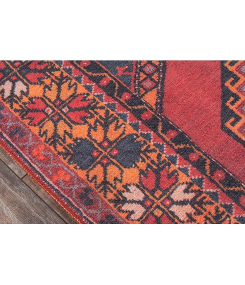Afshar Area Rug Momeni Afshar Area Rug AFS16 Red 5' X 7'6