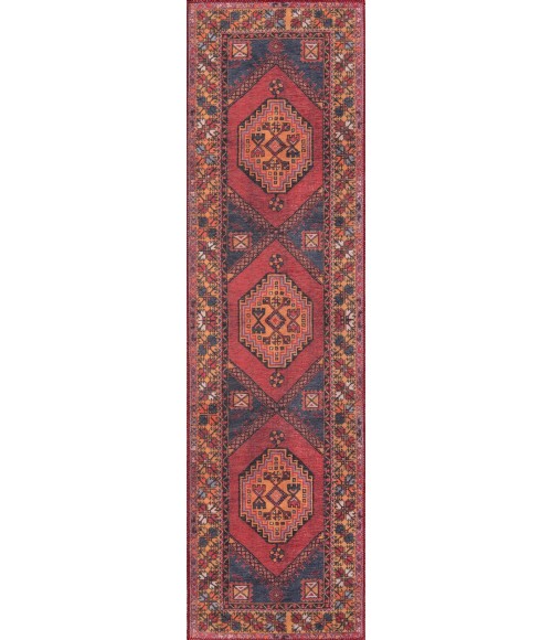 Momeni Afshar Area Rug AFS16 Red 7'6 X 9'6