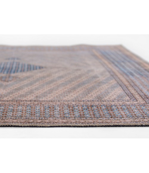 Momeni Afshar Area Rug AFS34 Blue 7'6 X 9'6