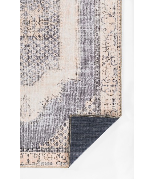 Afshar Area Rug Momeni Afshar Area Rug AFS35 Denim 3' X 5'