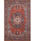 Afshar Area Rug Momeni Afshar Area Rug AFS37 Red 5' X 7'6