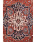 Afshar Area Rug Momeni Afshar Area Rug AFS37 Red 5' X 7'6