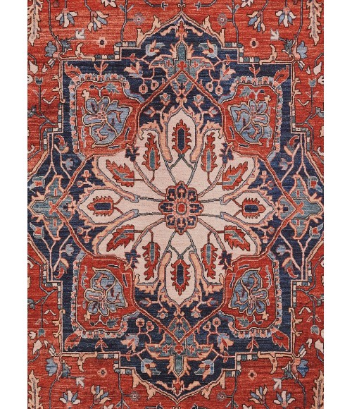 Afshar Area Rug Momeni Afshar Area Rug AFS37 Red 5' X 7'6