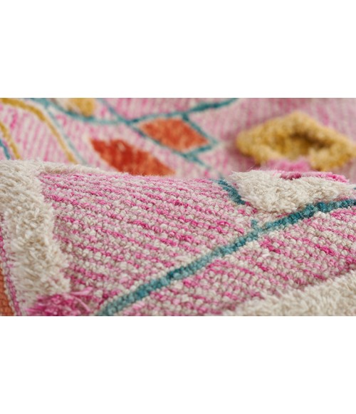 Momeni Allegro Pink ALL-2 5 ft. X 8 ft. Rect. Rug