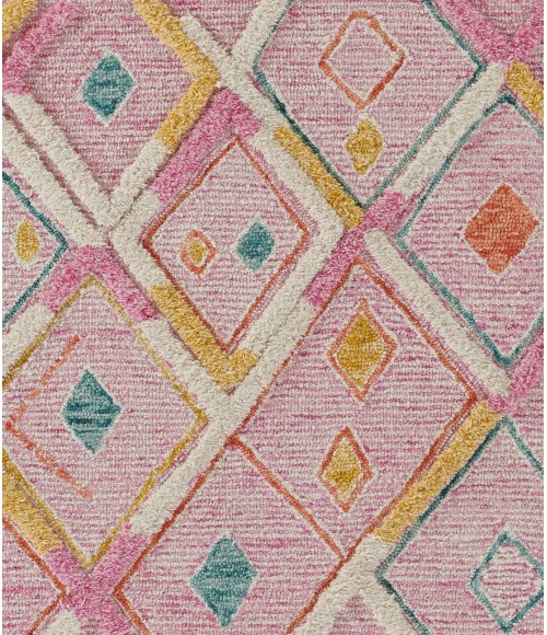 Momeni Allegro Pink ALL-2 5 ft. X 8 ft. Rect. Rug