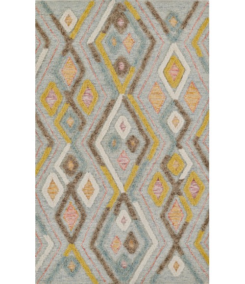Allegro Area Rug Momeni Allegro Area Rug ALL-3 Multi 5' X 8'