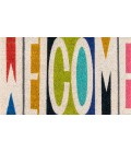 Aloha Area Rug Momeni Aloha Area Rug ALO-3 Welcome Multi 1'6 X 2'6