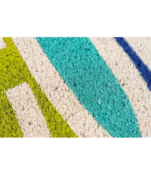Aloha Area Rug Momeni Aloha Area Rug ALO-3 Welcome Multi 1'6 X 2'6