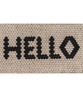 Momeni Aloha Area Rug ALO15 Hello Hex Tile Ivory 1'6 X 2'6