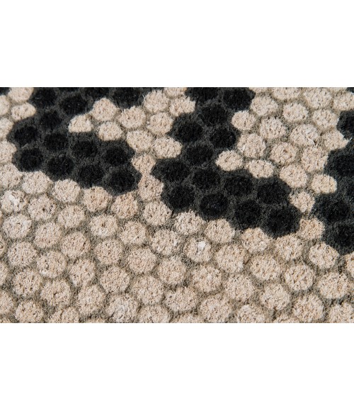 Momeni Aloha Area Rug ALO15 Hello Hex Tile Ivory 1'6 X 2'6