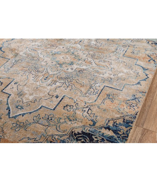 Momeni Amelia AM-03 Navy 2 ft. 3 in. X 7 ft. 6 in. Runner Rug