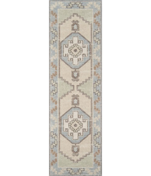 Momeni Anatolia Area Rug ANA-2 Light Blue 2' X 3'