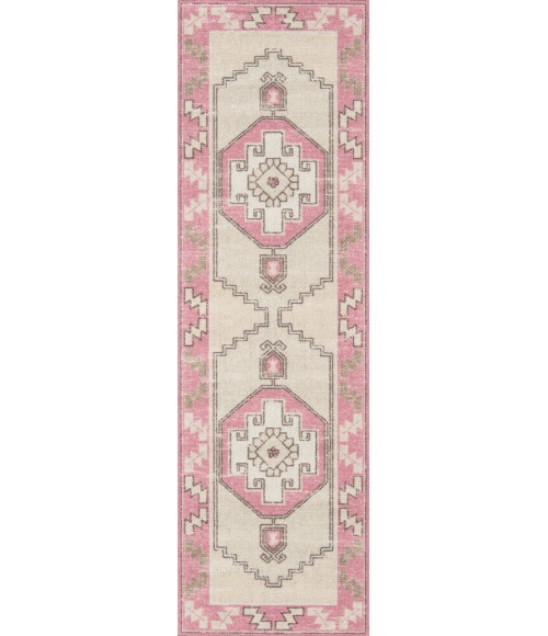 Momeni Anatolia Area Rug ANA-2 Pink 2'3 X 7'6 Runner