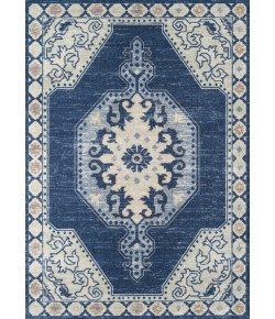 Momeni Anatolia Ana-3 Navy Area Rug 5 ft. 3 in. X 7 ft. 6 in. Rectangle
