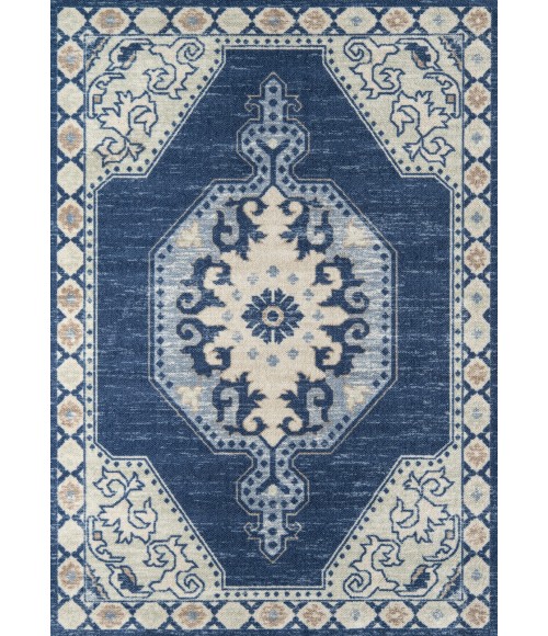 Anatolia Area Rug Momeni Anatolia Area Rug ANA-3 Navy 5'3 X 7'6