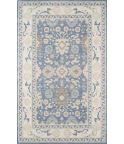 Momeni Anatolia Ana-7 L.Blue Area Rug 6 ft. 6 in. X 9 ft. Rectangle
