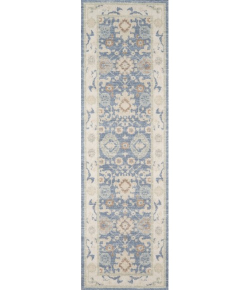 Anatolia Area Rug Momeni Anatolia Area Rug ANA-7 Light Blue 7'9 X 9'10