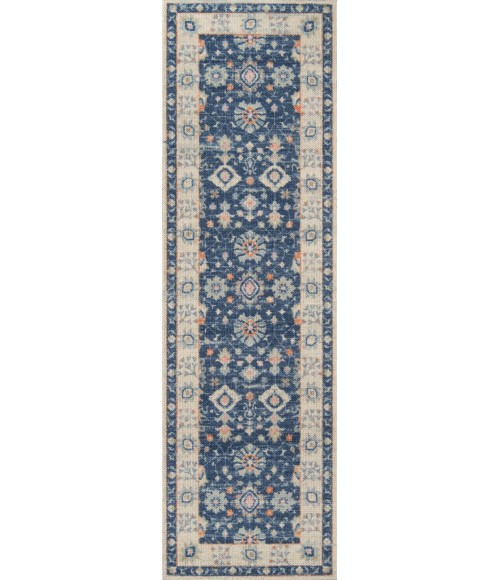 Momeni Anatolia Area Rug ANA-8 Navy 5'3 X 7'6