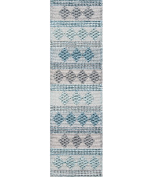 Momeni Andes Area Rug AND-5 Blue 7'9 X 9'9