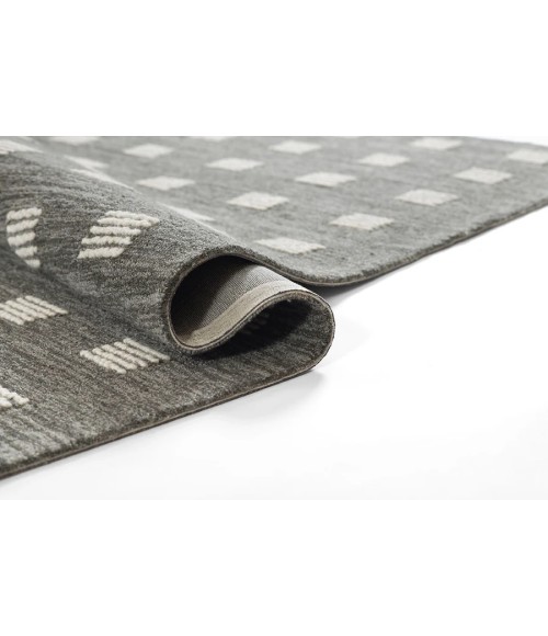 Momeni Archer ARC-1 Charcoal 8 ft. X 10 ft. Rectangle Rug