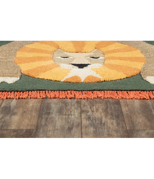 Momeni Atticus Area Rug ATC-1 Leon Green 4' X 6'