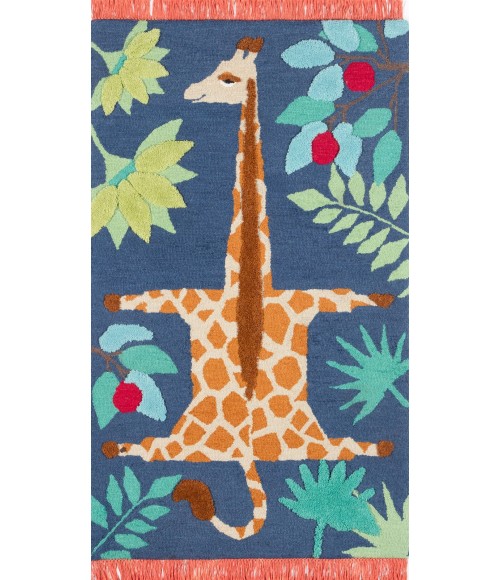 Atticus Area Rug Momeni Atticus Area Rug ATC-3 Gia Navy 3' X 5'