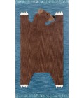 Momeni Atticus Area Rug ATC-4 Teddy Navy 4' X 6'