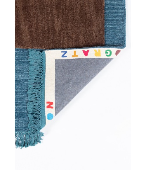 Momeni Atticus Area Rug ATC-4 Teddy Navy 4' X 6'