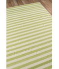 Momeni Baja Area Rug BAJ-1 Stripe Green 2'3 X 4'6
