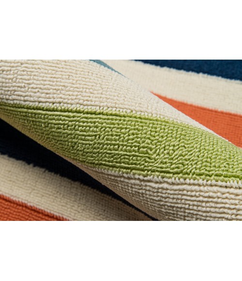 Momeni Baja Area Rug BAJ-1 Stripe Multi 8'6 X 13'