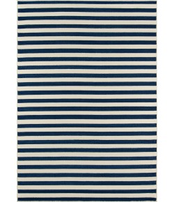 Momeni Baja Baj-1 Navy Area Rug 6 ft. 7 in. X 9 ft. 6 in. Rectangle