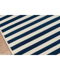 Momeni Baja Area Rug BAJ-1 Stripe Navy 6'7 X 9'6