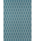 Momeni Baja Area Rug BAJ-2 Trellis Blue 3'11 X 5'7