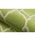Momeni Baja Area Rug BAJ-2 Trellis Green 5'3 X 7'6
