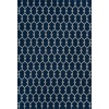 Momeni Baja Baj-2 Navy Area Rug 5 ft. 3 in. X 7 ft. 6 in. Rectangle