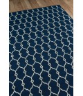 Momeni Baja Area Rug BAJ-2 Trellis Navy 5'3 X 7'6