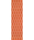 Momeni Baja Area Rug BAJ-2 Trellis Orange 2'3 X 7'6 Runner
