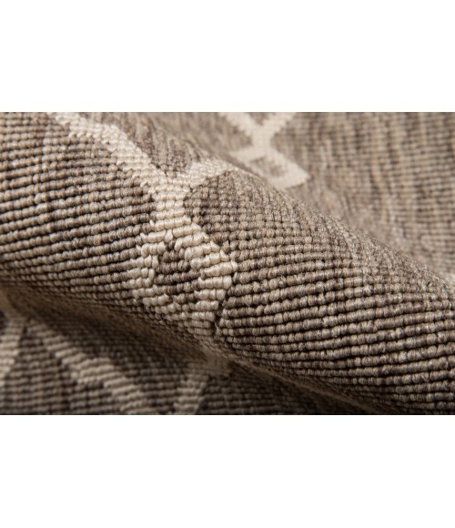 Momeni Baja Area Rug BAJ-2 Trellis Taupe 5'3 X 7'6